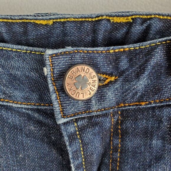 Lucky Brand Jeans Womens 6/28 Lola Boot Cut Blue Dark Wash Denim Casual Preppy - Picture 14 of 16